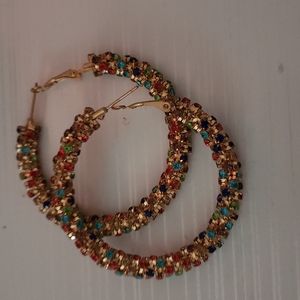 hoop earnings multicolor